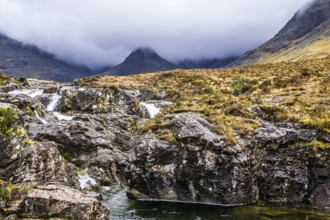 Fairy Pools and Waterfalls, Glen Brittle, Black Cuillin, Isle of Skye, Scotland, UK