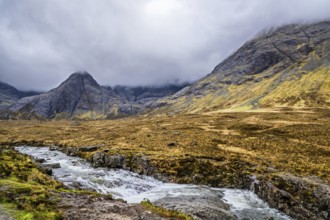 Fairy Pools and Waterfalls, Glen Brittle, Black Cuillin, Isle of Skye, Scotland, UK