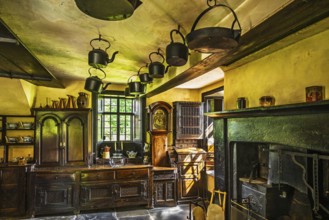 Townend house, National Trust, Troutbeck, Windermere, Lake District, Cumbria, England, United