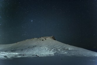 Starry sky, Close to Keflavik, Mountains, Frost, Winter, Cold, Snow, Night, Iceland* Sky of Stars,