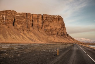 Ring Road, Mountains, Southern Iceland, Sunset, Winter, Cold, Iceland* Ring Road, Mountain Range,