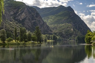 The Pantá de la Torrassa reservoir, Pyrenees, France