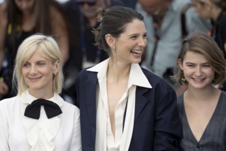 Cannes, France - 15.5.2024: Mélanie Laurent, Joséphine Japy and Sarah Pachoud during the photocall