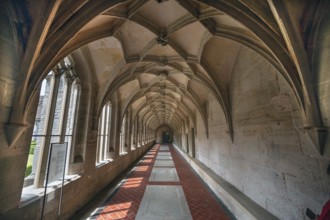Cloister of Bebenhausen Monastery, built around 1500, Bebenhausen district of Tübingen,