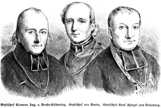 Archbishop Baron Clemens August von Droste-Vischering, Archbishop of Dunin sentenced to prison,