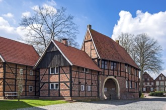 Hunnenpforte, the former gatehouse to Asbeck Abbey, Legden, Asbeck, Münsterland, North