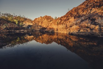 Sunrise Edith Falls in northern Australia, Australia