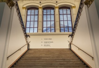 Gropius Bau Berlin, interior view, staircase, Berlin, Germany