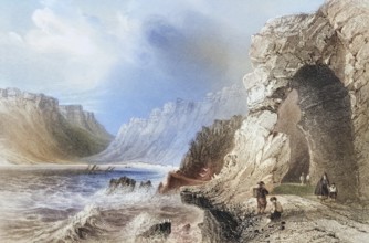 Glengariff, County Cork, Ireland, from the Landscape and Antiquities of Ireland, 1841, digital