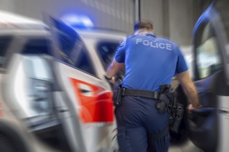Police car police officer
