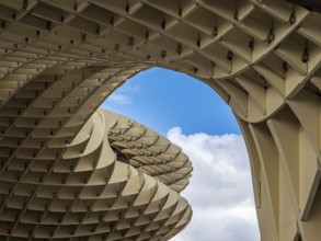 Setas de Seville, mushroom-shaped wooden platform, Seville, Andalusia, Spain