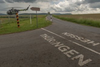 Schifflersgrund border museum memorial on the former border between the FRG and the GDR,
