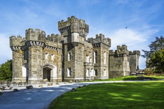 Wray Castle, Lake Windermere, Ambleside, Lake District, Cumbria, England, United Kingdom