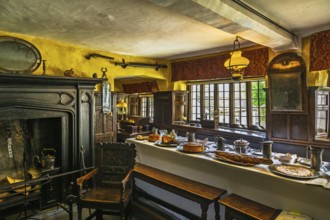Townend house, National Trust, Troutbeck, Windermere, Lake District, Cumbria, England, United
