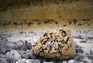 Rock formation, rocks, geological rock structures, pebbles, pebbles, Yport, Alabaster Coast, La