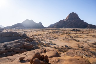 Rock formation, Pontok Mountains, Great Spitzkoppe, Spitzkoppe, Great Spitzkoppe Nature Reserve,