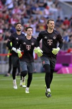 Three FC Bayern FCB goalkeepers Goalkeeper Manuel Neuer FC Bayern Munich FCB (01) Goalkeeper Sven