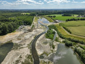Dortmund, Castrop-Rauxel, North Rhine-Westphalia, Germany - River renaturalisation, renaturation of