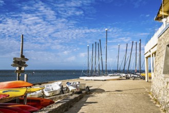 Marina and Beach in Arcachon, Gironde, France