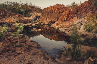 Sunrise Edith Falls in northern Australia, Australia