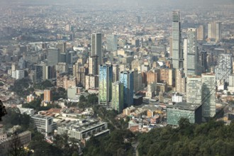 Bogota from Mount Montserrat, Colombia