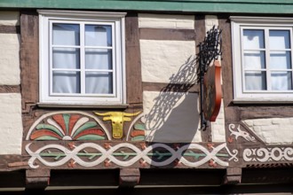 Half-timbered houses in the old town centre, Celle, Lüneburg Heath, Lower Saxony, Germany