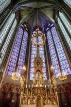 Interior view, altar, Chapel of the Blessed Sacrament, Chapelle du Saint-Sacrement, Saint-Augustin