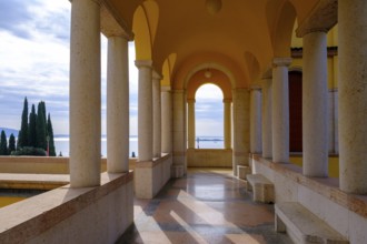 Residence, Vittoriale degli Italiani, house and garden of Gabriele D'Annunzio, Gardone Riviera, on