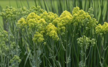 Grey-leaved meadow rue (Thalictrum flavum ssp. glaucum), North Rhine-Westphalia, Germany