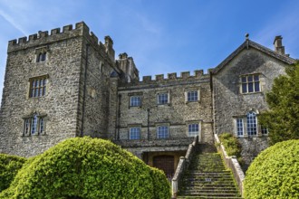 Sizergh Castle and gardens, Helsington, Cumbria, England, United Kingdom