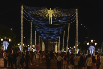 Christmas decorations, Cartagena, Colombia