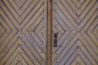 Door at the Stiftskeller Heilige Geist Schenke, Passau, Lower Bavaria, Bavaria, Germany