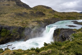 Salto Grande waterfall, Torres del Paine National Park, Chile