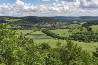 Landscape near Ifta between Hesse and Thuringia, Germany