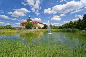 Johannisteich, castle park, Museum Zeitzer Schloss Moritzburg, early baroque style, water