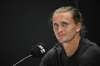 Press conference, PK, portrait, Alexander Zverev GER, Tennis, ATP 250, BOSS Open 2025, Stuttgart,