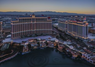 Casinos along Las Vegas Boulevard in Las Vegas, Nevada