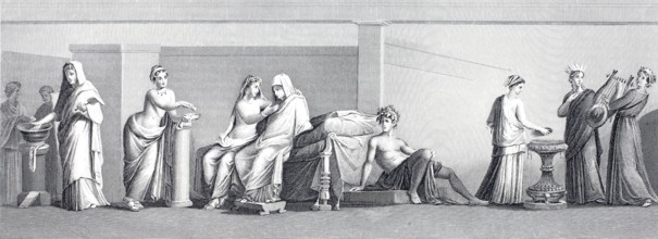 The Aldobrandinian Wedding, so named after the first owner, Cardinal Cinzio Passeri Aldobrandini,
