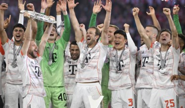 FC Bayern Munich FCB celebrates 34th championship title, championship celebration, championship