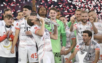 FC Bayern Munich FCB celebrates 34th championship title, championship celebration, championship