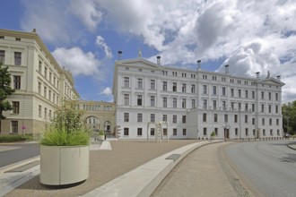 Classical, government building, state chancellery, college building, Schwerin,