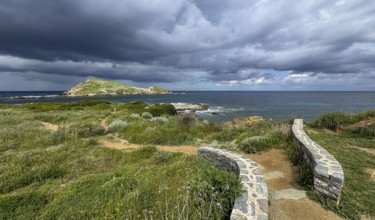 Coast near Port de Centuri, Cap Corse, Haute-Corse, Corsica, France