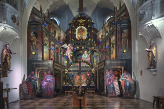 Holy Sepulchre created around 1800, St Michael's Parish Church, Kirchstr. 15, Aschau, Chiemgau,