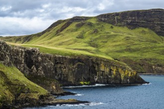 Cliffs over Neist Point Lighthouse, Isle of Skye, Scotland, UK
