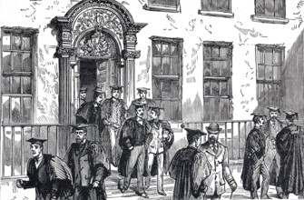 University of Durham in 1880, Durham University, the Bishop Cosin's Hall, Students coming from the