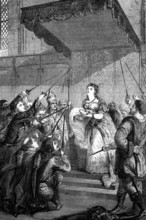 Empress Maria Theresa, the only ruler of the Habsburg lands, asks the Hungarian Diet (parliament)