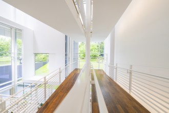 Interior view of a building with modern details and a view of the surroundings, Frieder Burda