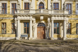 Ministry of Justice, Knautsches Palais, historical building, Baroque architectural style, facade,