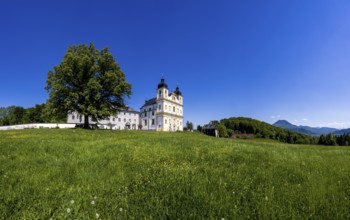 Maria Plain pilgrimage church, baroque church, Bergheim near Salzburg, Flachgau, Salzburger Land,