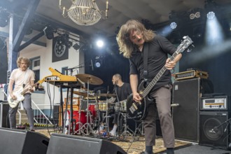 The rock band Zahn live at the Orange Blossom Special Festival, Beverungen, Germany